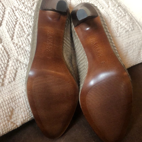 Ralph Lauren snakeskin heels - New/never worn - Picture 3 of 7